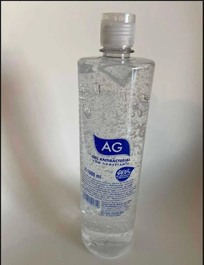 Gel Antibacterial 1 Litro Ag 70% Alcohol Humectante
