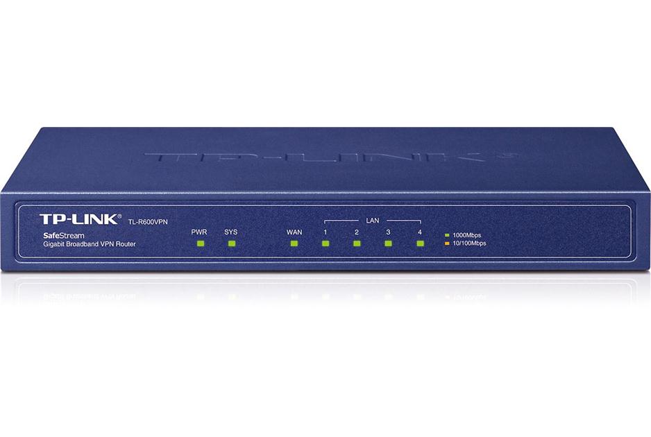 TP-LINK NP TL-R600VPN Router VPN de Banda Ancha Gigabit SafeStreamâ„¢ 1 Puerto WAN Gigabit + 4 Puertos LAN Gigabit, 20 TÃºneles