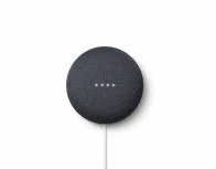Google Nest Mini Asistente de Voz, Inalámbrico, WiFi, Bluetooth, Negro