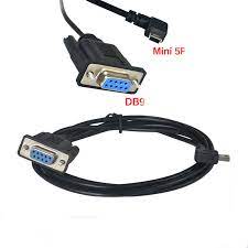 Cable Mini USB 2,0 macho a RS232 DB9, adaptador hembra de 9 pines (6 pies)