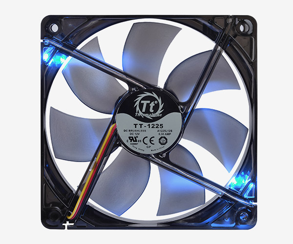 THE CA CL-F006-PL12BL-A PURE S 12 LED BLUE FAN 120 x 120 x 25 mm 1000 R.P.M 3 PIN