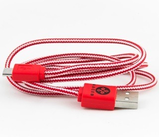 NACEB CB NA-518R CABLE USB A MICRO USB ROJO