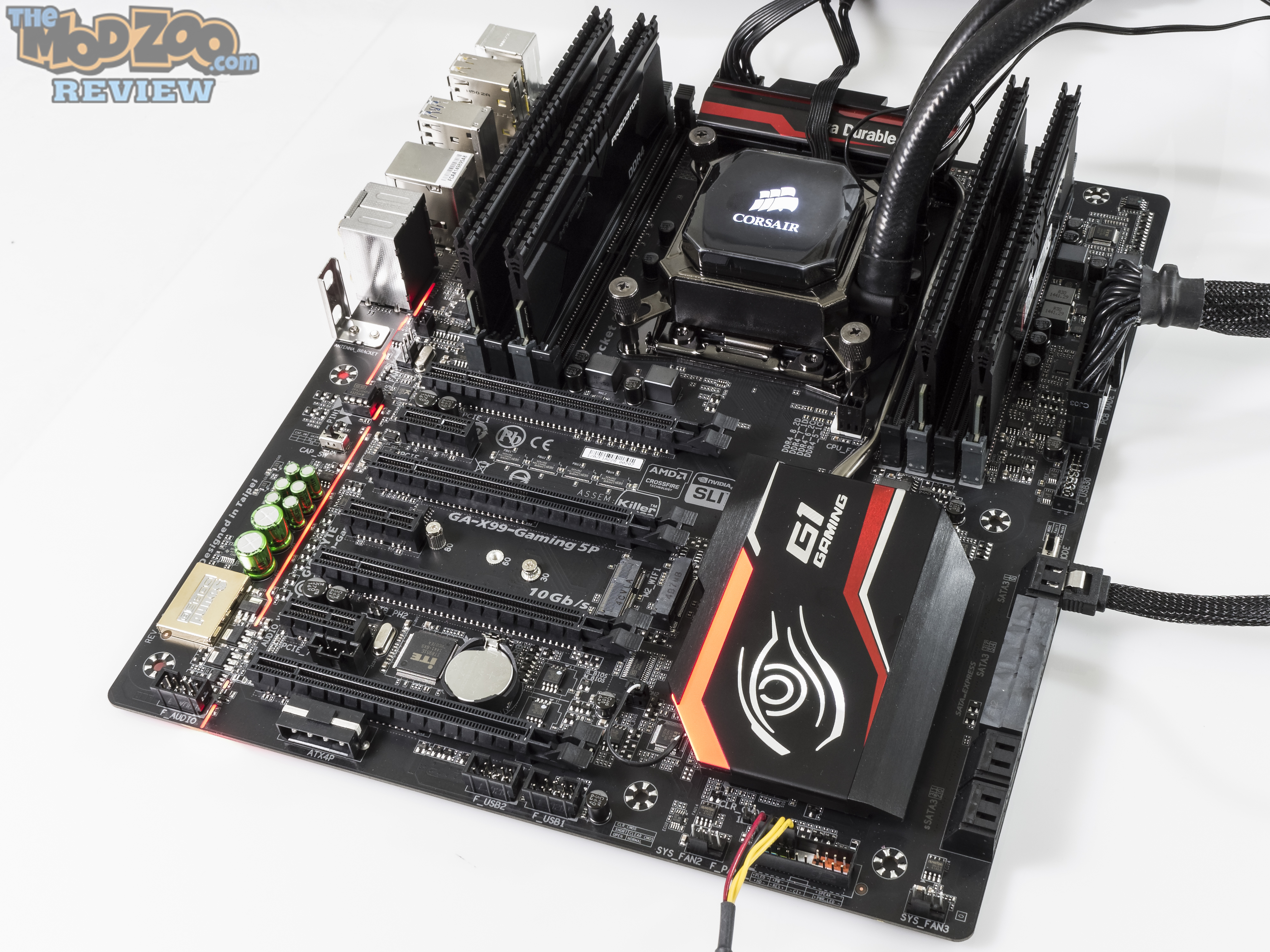 GIGABYTE MB  X99-GAMING 5P CI7 SUPPORTS NEW INTEL CORE I7 PROCESSOR EXTREME EDITION SUPPORT FOR DDR4 XMP UP TO 3400MHZ GENUINE ALL DIGITAL POWER DESIGN WITH IR DIGITAL PWM & IR POWIRSTAGE ICS