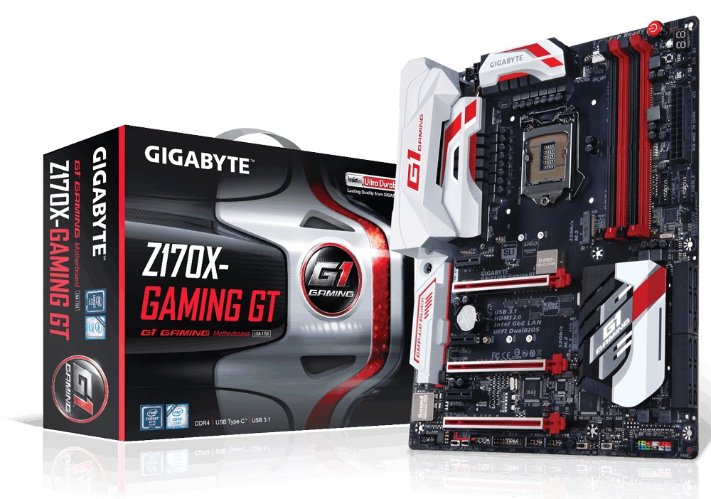 GIGABYTE MB  GA-Z170X-GAMING G1    Z170 DDR4 4DIMM TYPE C EATX 5C  INTEL Z170 EXPRESS CHIPSET 64GB OF SYSTEM MEMORY 1.SUPPORT FOR INTELlÂ® Coreâ„¢ i7