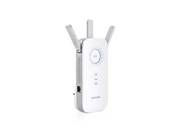 NP TPLINK RE450   AC1750 Dual Band Wireless Wall Plugged Range Extender, Qualcomm, 1300Mbps at 5GHz + 450Mbps at 2.4GHz, 802.11ac/a/b/g/n, 1 10/100/1000M LAN, Ranger Extender button, LED on/off button