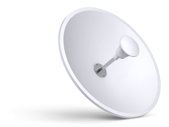 TP-LINK NP TL-ANT2424MD 2.4GHz 24dBi Outdoor 2x2 MIMO Dish antenna, 2 RP-SMA connector, point-to-point backhaul application