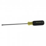 Slotted Screwdriver, 3/16?x6?, Rubber Grip