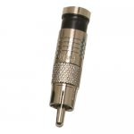 RCA Connector - RG6/U - 100 pk