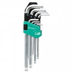 9 Pc Ball Point Long Arm Hex Key Set