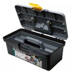 Multi-Function Tool Box with Removable Tote Tray