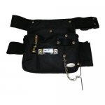 Electrician's Tool Pouch - Black - with Belt