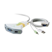 KVM SWITCH VGA BELKIN FLIP, 2 PUERTOS USB, AUDIO