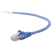 CABLE DE RED BELKIN CAT 5E UTP, RJ45 M/M, PATCH SNAGLESS, AZUL, 2.13 MTS (7 PIES)