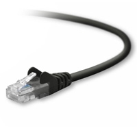 CABLE DE RED CAT 5E UTP SNAGLESS PATCH, RJ45 M/M, 7.5 M (25 FT) NEGRO