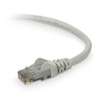 CABLE DE RED CAT 6 UTP SNAGLESS PATCH, RJ45 M/M, 3 M ( 10 FT) GRIS