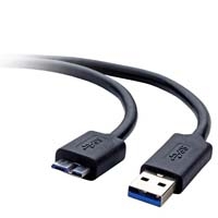 CABLE USB 3.0, USB-A/USB MICRO-B, 1.8M