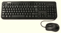 TECLADO/MOUSE BENQ IX10 NEGRO USB