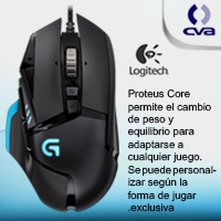 MOUSE LASER ALAMBRICO LOGITECH G502 PROTEUS CORE USB 3.0 NEGRO