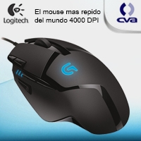 MOUSE LASER ALAMBRICO LOGITECH G402 HYPERION FURY USB 3.0 NEGRO