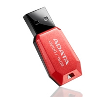 MEMORIA ADATA 16GB USB 2.0 UV100 ROJO