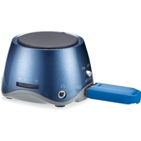 BOCINAS GENIUS SP-I320, 2W RECARGABLE PORTATIL USB/MICRO USB DECODIFICADOR MP3 3.5MM AZUL