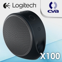 BOCINA LOGITECH X100 PORTATIL BLUETOOTH NEGRA/GRIS CON BATERIA RECARGABLE