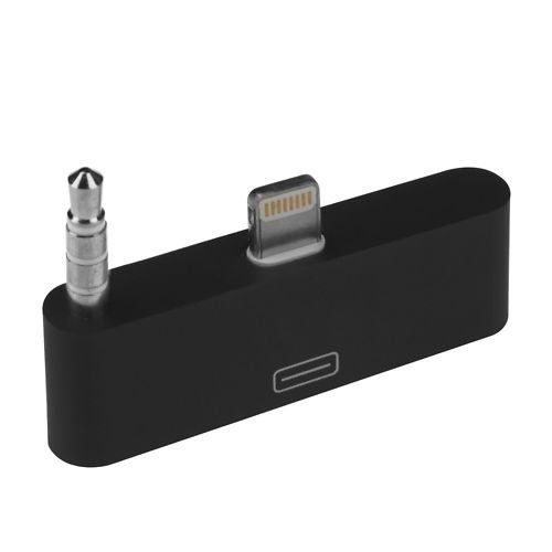 iPhone 5 Adaptor - Lightning To 30 Pin iPhone Adaptor Charge Sync With Audio For Docks Cables Cars By CableAndCase