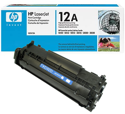 TONER HP 12A NEGRO Q2612A P/IMPRESORA 1010-12-15-18-20-22-3015-20-30-50