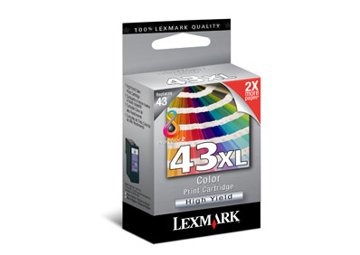 CARTUCHO LEXMARK 43XL TRICOLOR 18Y0143