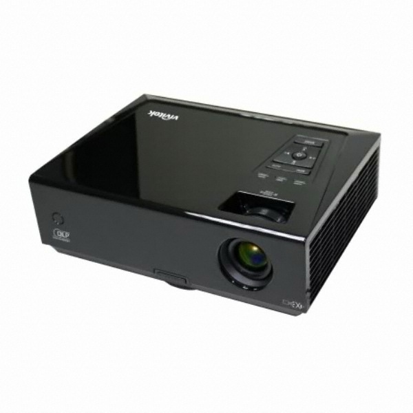 Proyector Modelo VIVITEK D825ES, Tecnologia DLP 2600 ANSI Lúmenes, Resolución SVGA (800 x 600), Contraste 2200:1, Lampara 4000 hrs, Peso 2.6 Kg. Salida: VGA, S-Video, Video Compuesto, Audio Miniplug,