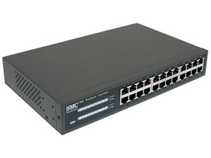 Switch Fast Ethernet SMC EZ Dual Speed (EZNET-24SW) de 24 puertos RJ-45 10/100 Mbps.  (Existencias Limitadas).