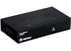 Splitter TRENDnet - Negro, VGA