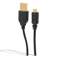 Cable USB TRUE BASIX MN-300 - 1, 2 m, Mini-USB A, USB A, Macho/Macho, Negro