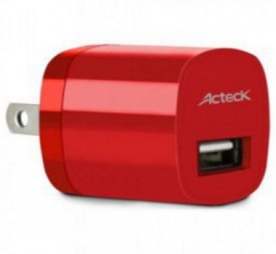 Cargador ACTECK Teck To Go CD-002 - USB, Rojo