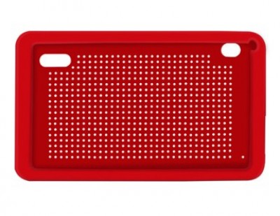 Funda ACTECK FP-150-7 - 7 pulgadas, Protectora, Rojo, Silicona, Universal