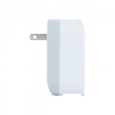 Cargador  Mobifree Cargador de pared 2 puertos USB - Color blanco, Pared, Corriente alterna, USB, 2