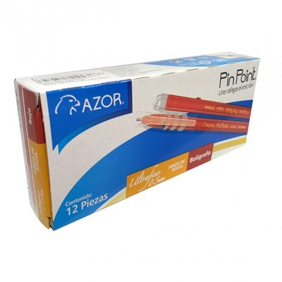 Pluma PINPOINT AZOR 6840RO - Rojo  0.5 C/12