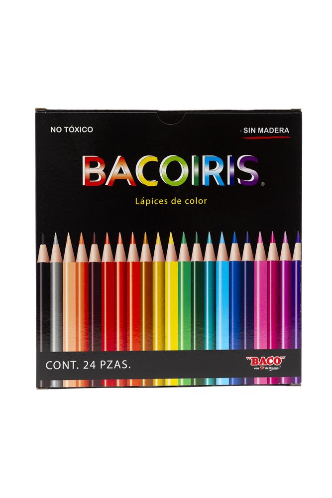 Colores BACO BACOIRIS LP003/52544 C/24 Piezas Redondo Colores Surtido -