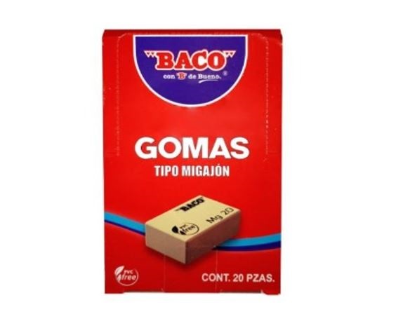 Goma Blanca BACO MG-20 - Blanco, Goma