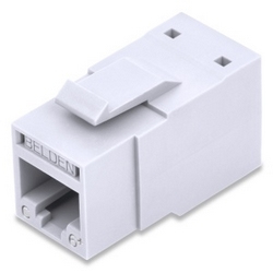 Conector Modular Jack RJ45 CAT6 BELDEN RV6MJKUEW-S1 Revconnect Estilo Keyconnect Blanco 9 Esquema De Cableado T568A/B  Uso Interior Calibre Del Conductor 2 -