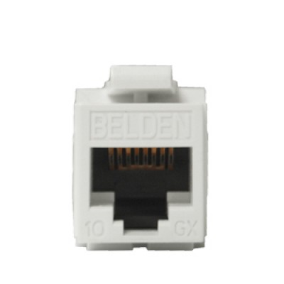 Conector Jack RJ45 CAT6A BELDEN AX102282 - RJ-45, Blanco, Cat 6a