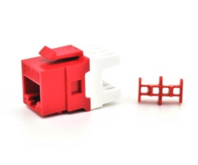 Conector Jack BELDEN AX104190 RJ45 CAT6 color Rojo -