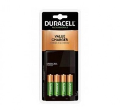 Pilas Alcalinas Recargables Duracell 41333661124 - 4 pilas, AA