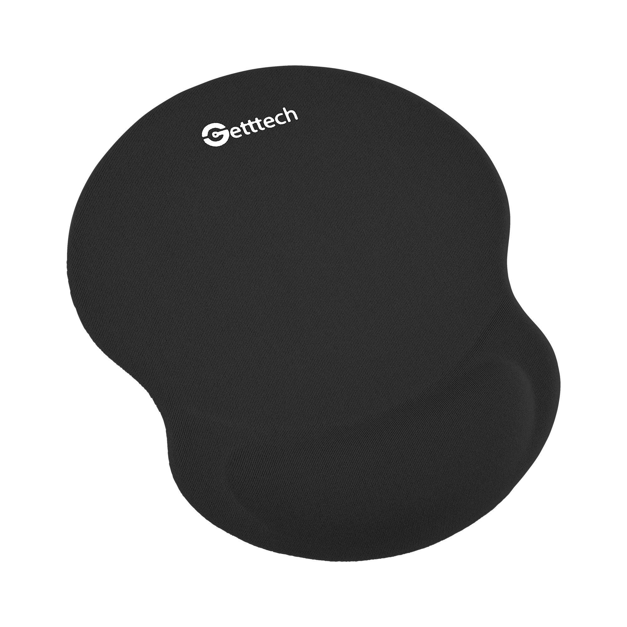 GETTTECH MOUSEPAD DE GEL - NEGRO - MODELO: GGD-STD-01-BK