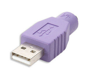 Adaptador PS2 a USB MANHATTAN - PS/2, USB, Macho/Macho