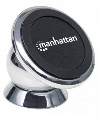 Soporte de Celular MANHATTAN 461511 - Negro, Plata, Universal, Metal
