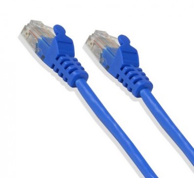 Cordón de Parcheo Cat. 5e - (24 AWG), 7.6 mts. (25ft) cableado estándar T-568B, AZUL