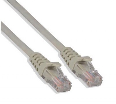 Cordón de Parcheo Cat. 5e - (24 AWG), 7.6 mts. (25ft) cableado estándar T-568B, GRIS