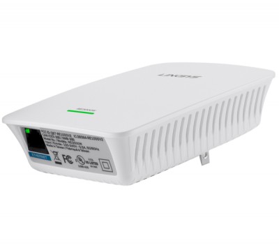 Expansor de rango LINKSYS - 2, 4 GHz, 2, 2, Color blanco