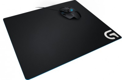 Mousepad LOGITECH G640 LARGE CLOTH GAMING - Negro, Monótono, 46 cm, 3 mm